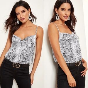 Bellanblue Tops - MARLY Snake Print Top Bellanblue Tops - MARLY Snake Print Top